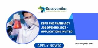 CDFD PhD Pharmacy Job Opening 2023 - Applications Invited