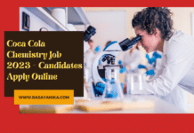 Coca Cola Chemistry Job 2023 - Candidates Apply Online