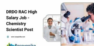 DRDO RAC High Salary Job - Chemistry Scientist Post