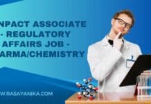 Genpact Associate - Regulatory Affairs Job - Pharma/Chemistry