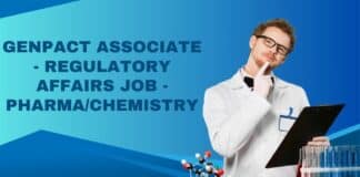 Genpact Associate - Regulatory Affairs Job - Pharma/Chemistry