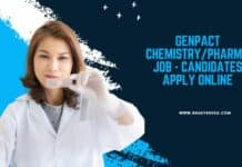 Genpact Chemistry/Pharma Job - Candidates Apply Online