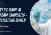 Govt ILS Hiring M Pharma Candidates - Applications Invited