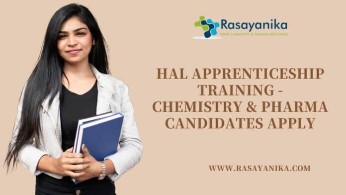 HAL Apprenticeship Training - Chemistry & Pharma Candidates Apply