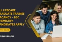 HLL Lifecare Graduate Trainee Vacancy - BSc Chemistry Candidates Apply