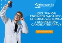 IOCL Junior Engineer Vacancy - Chemistry/Chemical Engineering Candidates Apply