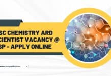 MSc Chemistry ARD Scientist Vacancy @ USP - Apply Online