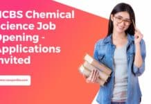 NCBS Chemical Science Job Opening - Applications Invited