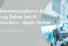 Pharmacovigilance & Drug Safety Job @ Accenture - Apply Online