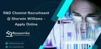 R&D Chemist Recruitment @ Sherwin Williams - Apply Online