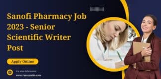 Sanofi Pharmacy Job 2023 - Senior Scientific Writer Post