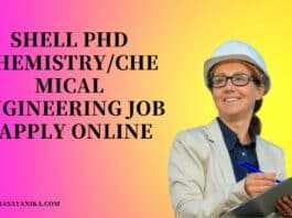 Shell PhD Chemistry/Chemical Engineering Job - Apply Online