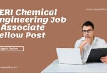 TERI Chemical Engineering Job - Associate Fellow Post