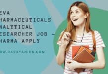 Teva Pharmaceuticals Analytical Researcher Job - Pharma Apply