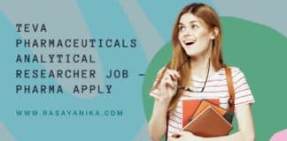 Teva Pharmaceuticals Analytical Researcher Job - Pharma Apply