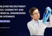 Unilever Recruitment 2023: Chemistry and Chemical Engineering Job Openings