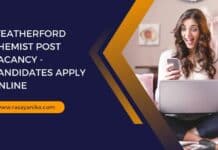 Weatherford Chemist Post Vacancy - Candidates Apply Online
