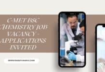 C-MET BSc Chemistry Job Vacancy - Applications Invited