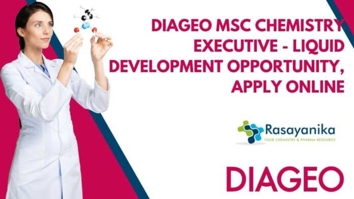 DIAGEO MSc Chemistry Executive