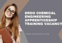 DRDO Chemical Engineering Apprenticeship Training Vacancy