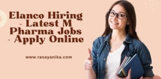 Elanco Hiring - Latest M Pharma Jobs - Apply Online