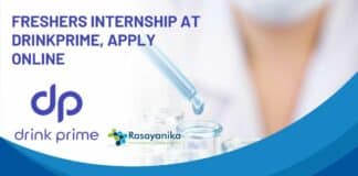 Freshers Internship at DrinkPrime