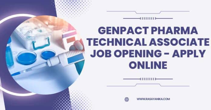 Genpact Pharma Technical Associate