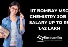 IIT Bombay MSc Chemistry Job - Salary up to Rs 1.42 Lakh