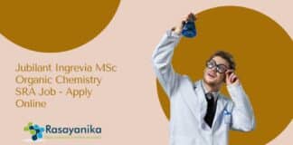 Jubilant Ingrevia MSc Organic