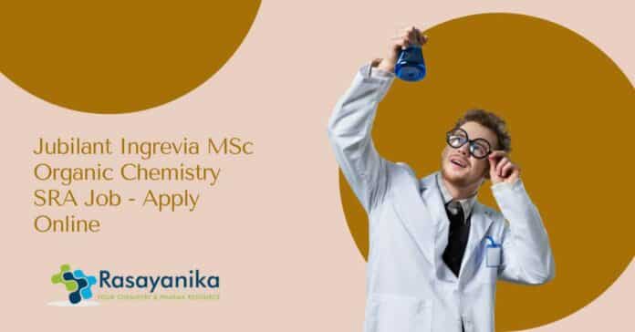 Jubilant Ingrevia MSc Organic