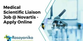 Medical Scientific Liaison Job @ Novartis - Apply Online