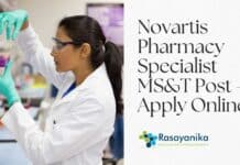 Novartis Pharmacy Specialist MS&T Post - Apply Online