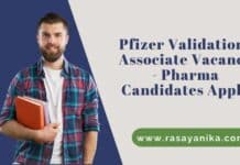 Pfizer Validations Associate Vacancy - Pharma Candidates Apply