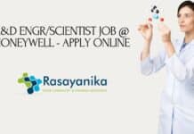 R&D Engr/Scientist Job @ Honeywell - Apply Online