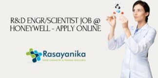 R&D Engr/Scientist Job @ Honeywell - Apply Online