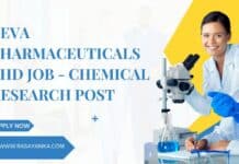 Teva Pharmaceuticals PhD Job - Chemical Research Post