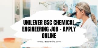 Unilever BSc Chemical Engineering Job - Apply Online