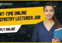 Part-Time Online Chemistry Lecturer