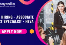 Sanofi Hiring - Latest Associate Project Specialist - HEVA