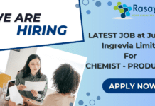 Bsc Chemistry Job at Jubilant life science limited