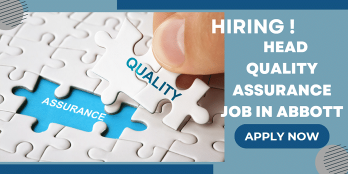 Head Quality Assurance Position at Abbott