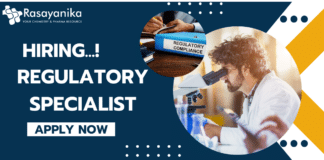 Regulatory Specialist - MSR Coordination in GSK apply now