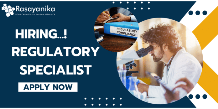 Regulatory Specialist - MSR Coordination in GSK apply now