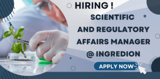 Scientific and Regulatory Affairs Manager @ Ingredion