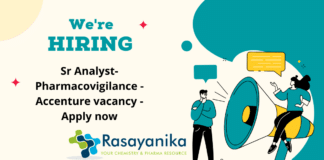 BPharm/MSc Pharmacovigilance job