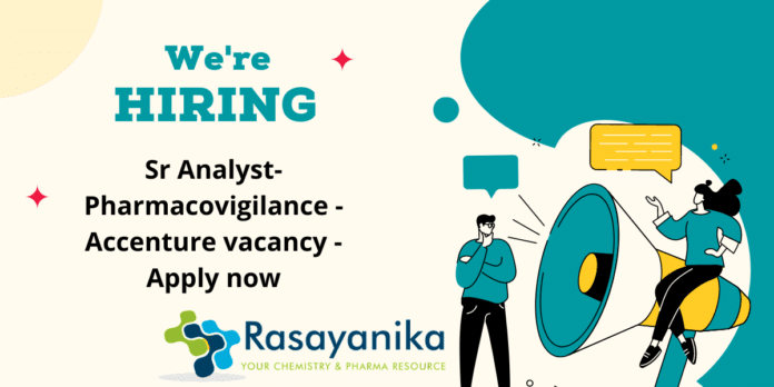 BPharm/MSc Pharmacovigilance job