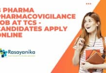 B Pharma Pharmacovigilance Job At TCS - Candidates Apply Online