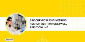 BSc Chemical Engineering Recruitment @ Honeywell - Apply Online
