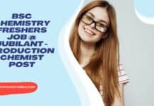 BSc Chemistry Freshers Job @ Jubilant - Production Chemist Post