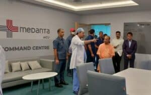 The Command Centre was inaugurated by Chief Minister of Uttar Pradesh, Yogi Adityanath. 